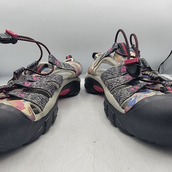 Keen Newport H2 Womens 9 Gray Sandals Waterproof Closed Toe Casual Beach Water - Picture 3 of 12